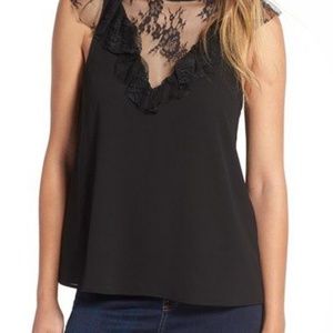 Shopbop Wayf black lace night out top